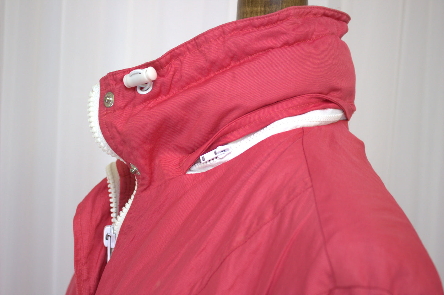 Bright & Practical Drawstring Jacket with Hidden Hood - Size 16