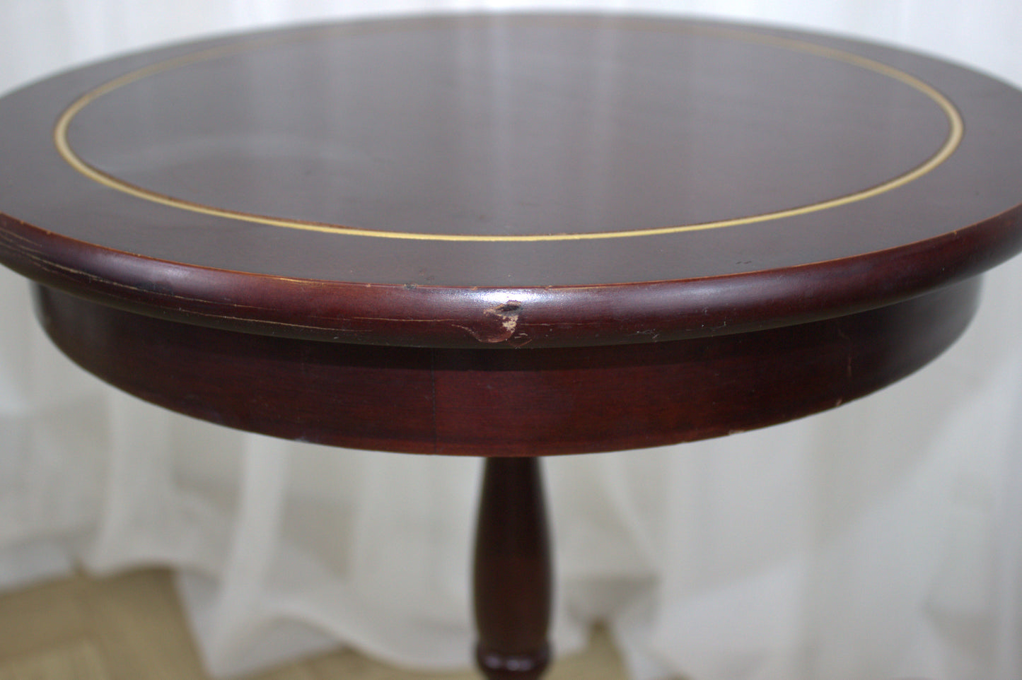 Vintage Side Lamp Table - 21" Tall, 16" Wide