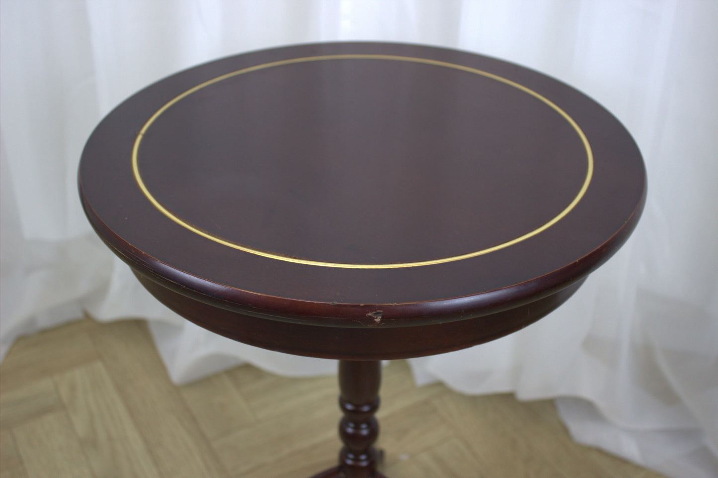 Vintage Side Lamp Table - 21" Tall, 16" Wide