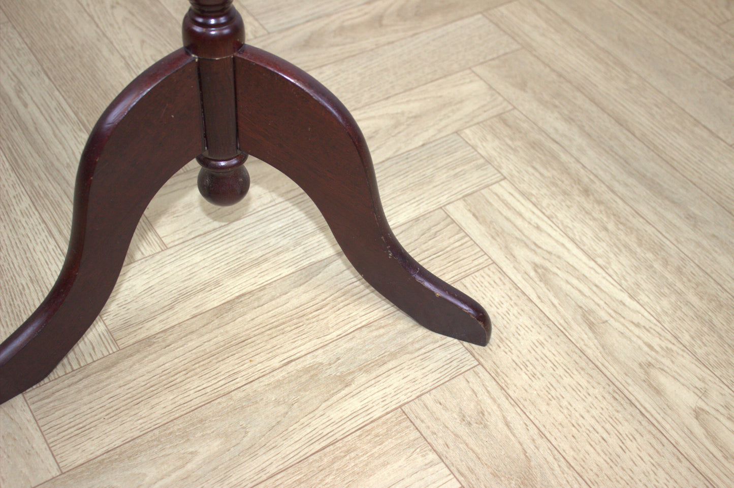 Vintage Side Lamp Table - 21" Tall, 16" Wide