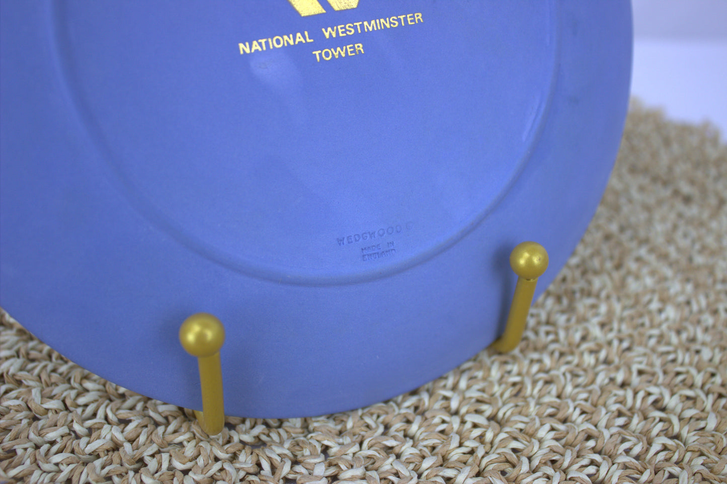 Vintage 1981 Wedgwood Jasperware Plate - National Westminster Tower