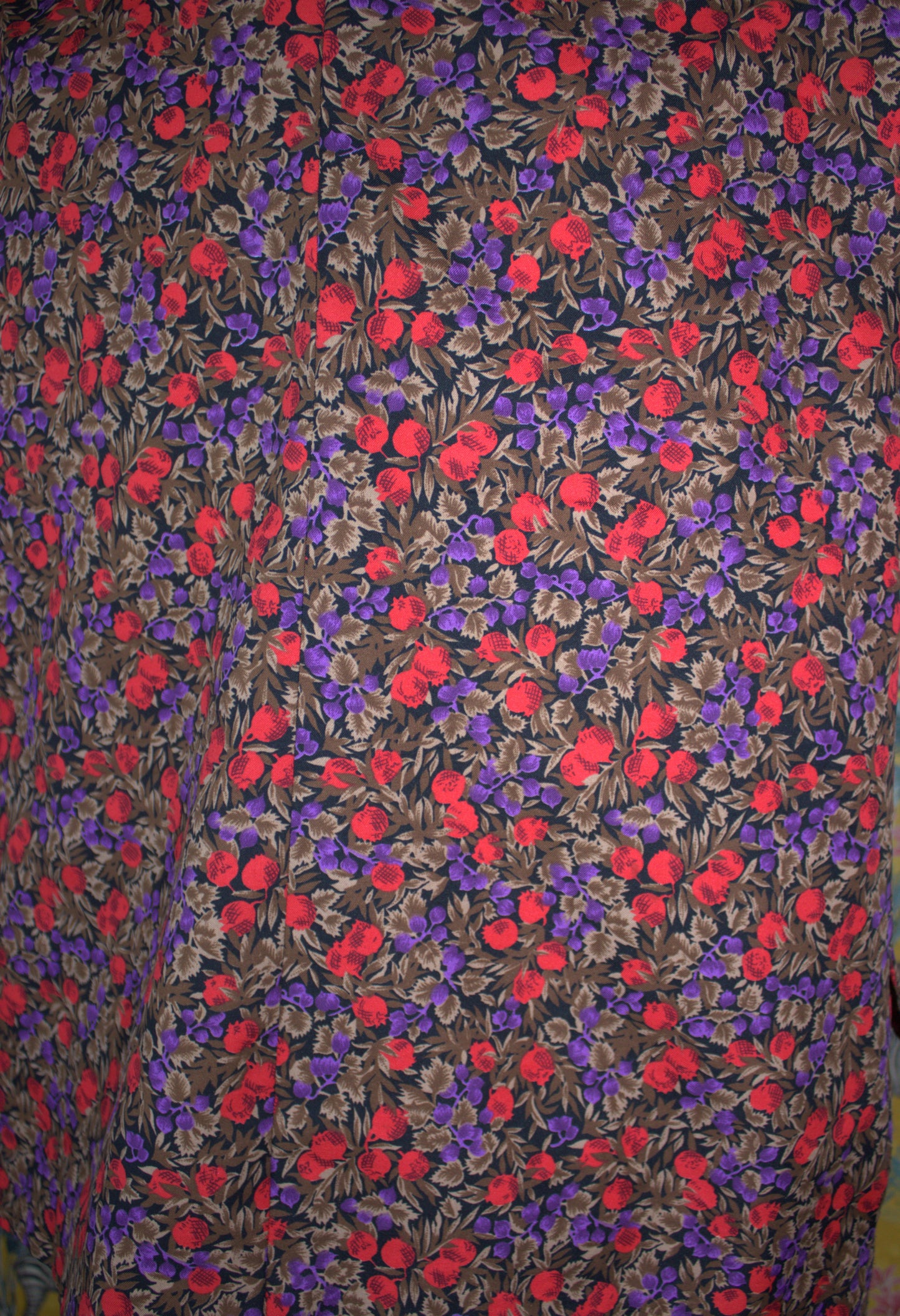 Vintage Floral Button-Up Shirt - Size XL