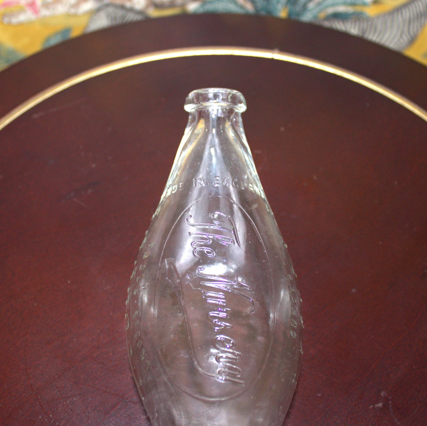 Vintage “The Nursery” Glass Feeding Bottle – A Rare and Charming Collectible