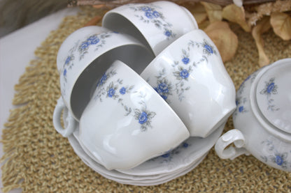 Charming Winterling Bavaria Germany China Tea Cup, Saucer and Sugar Bowl