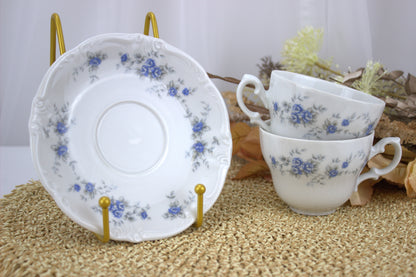 Charming Winterling Bavaria Germany China Tea Cup, Saucer and Sugar Bowl