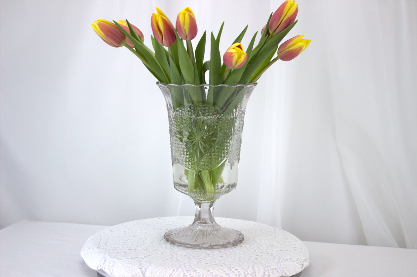 Charming Vintage Celery Vase - with some slight imperfections