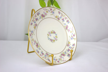 True Vintage Floral Lamberton Ivory China Soup and 12" Serving Dish - 1952