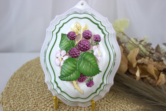 Rare Le Cordon Bleu Vintage 1986 Wall Hanging Mold - Blackberries