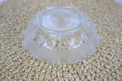 Breathtaking 5-inch Diameter Vintage Decorative Glass Bowl