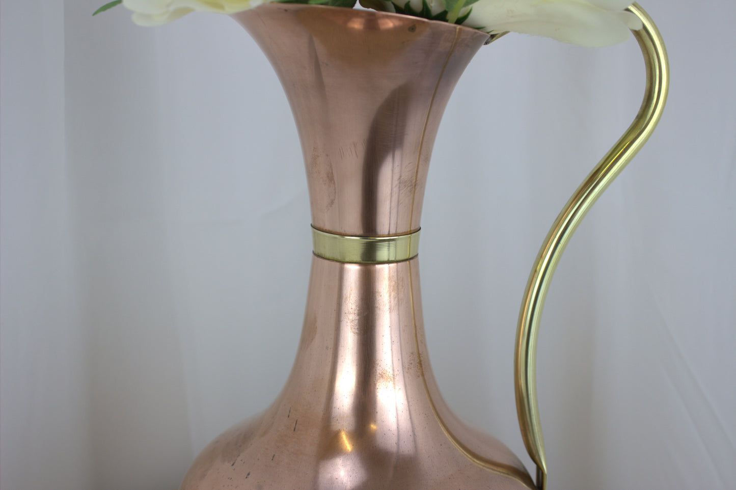 Stunning Large Vintage Copper and Brass Fireside/Water Jug