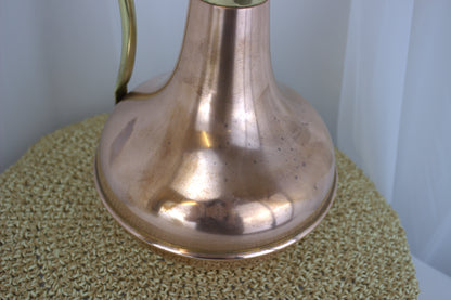 Stunning Large Vintage Copper and Brass Fireside/Water Jug