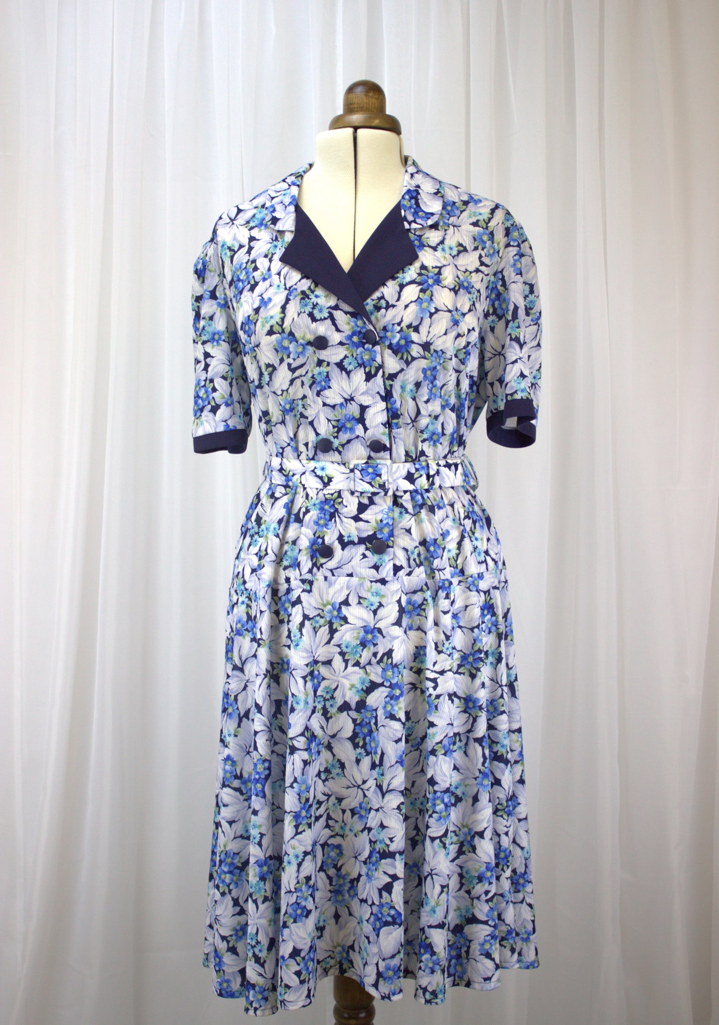 Stunning 1980s Style Vintage Dress - Size 18