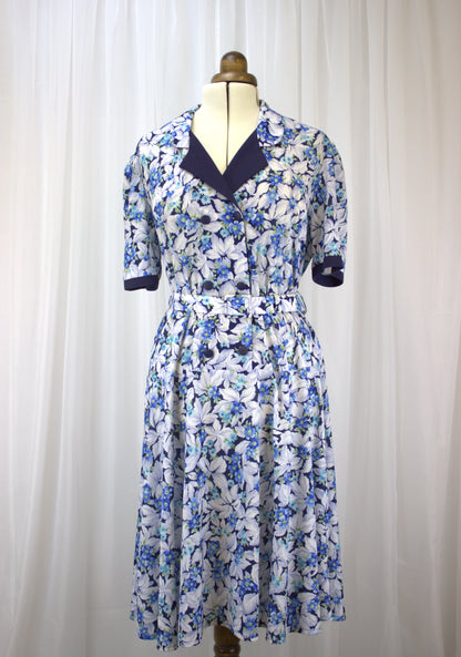 Stunning 1980s Style Vintage Dress - Size 18