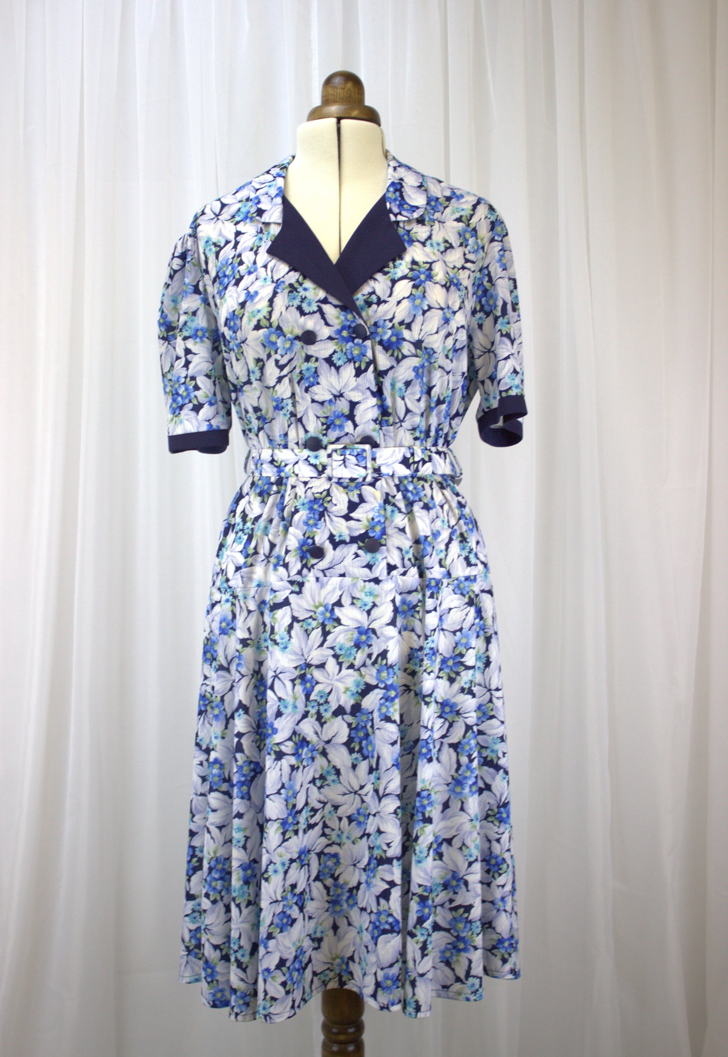 Stunning 1980s Style Vintage Dress - Size 18