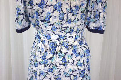 Stunning 1980s Style Vintage Dress - Size 18