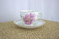 Vintage Tuscan Poppy Pink Flower Teacup and Saucer – 1960s