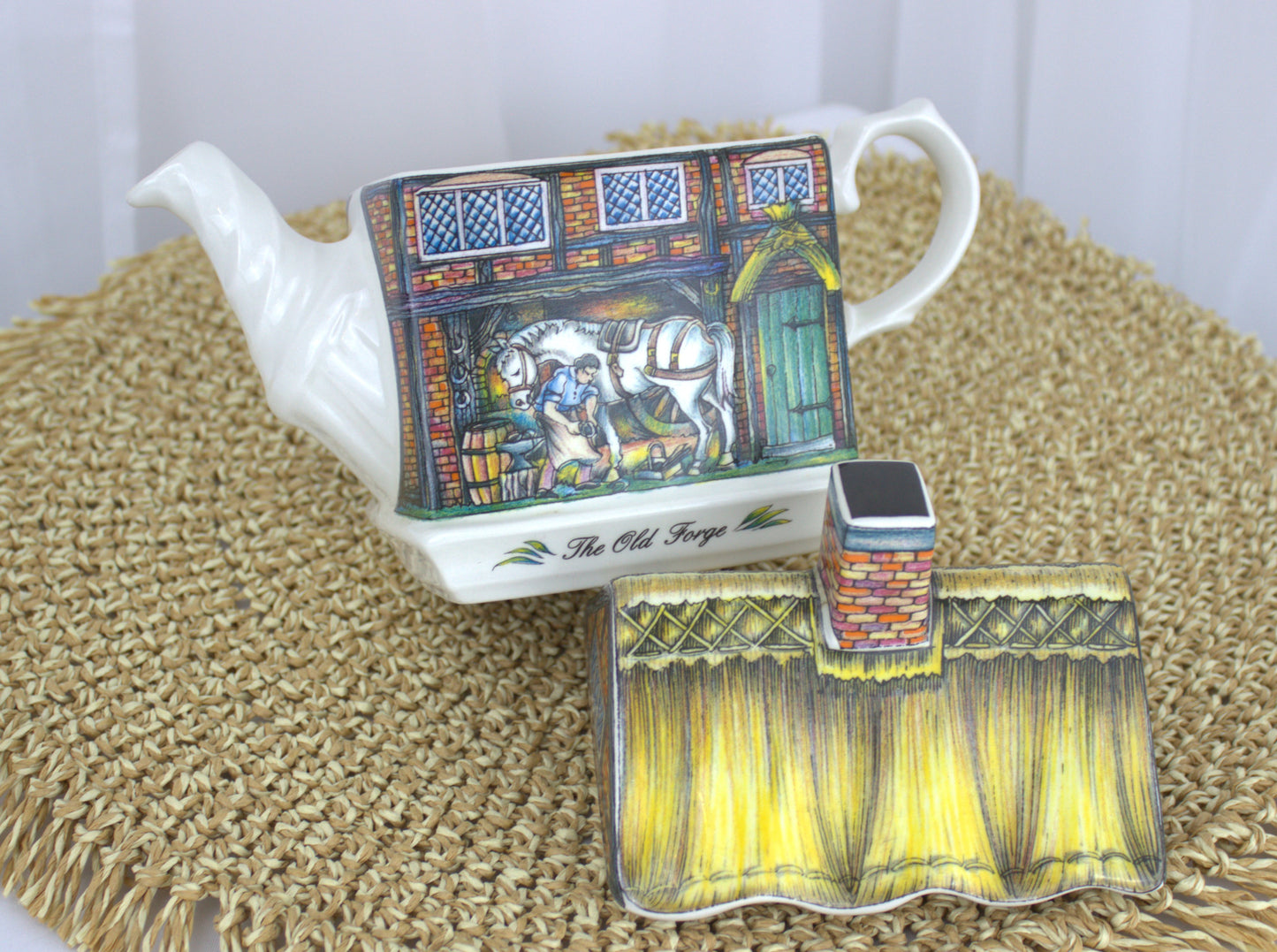 Charming Sadler Cottage Teapot – Old Forge Collection - 1950's/60's