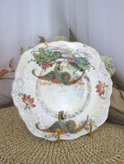 Beautiful "Phoenix Ware" Square Serving Plate - 9 inches wide