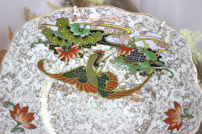 Beautiful "Phoenix Ware" Square Serving Plate - 9 inches wide