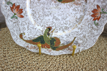 Beautiful "Phoenix Ware" Square Serving Plate - 9 inches wide