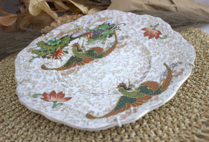 Beautiful "Phoenix Ware" Square Serving Plate - 9 inches wide