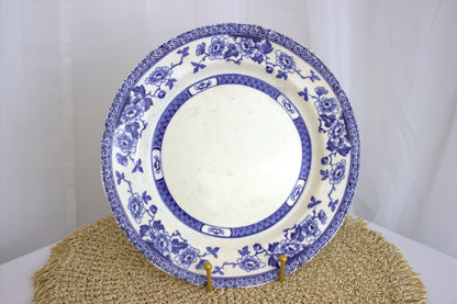 Trio Rare WR Midwinter Windsor Blue & White Dresser Plates