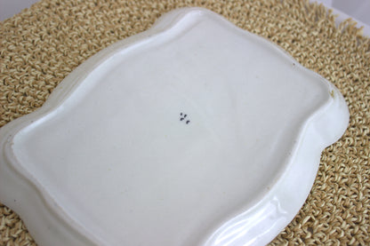 Antique Asian Oriental Cheese Keeper Dish