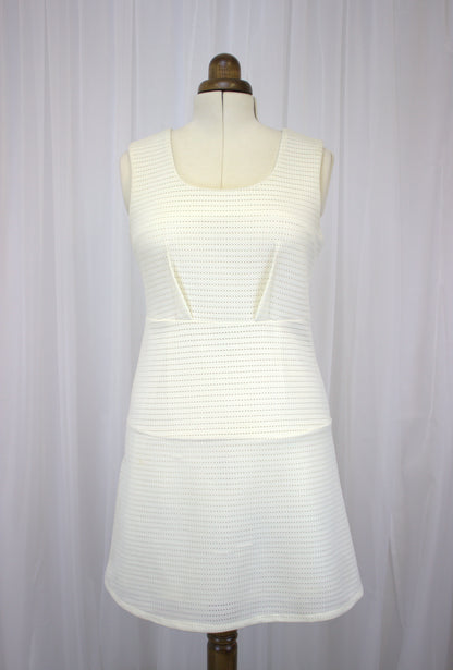 Ultimate Blank Canvas Cream Dress - Size L / Size 12