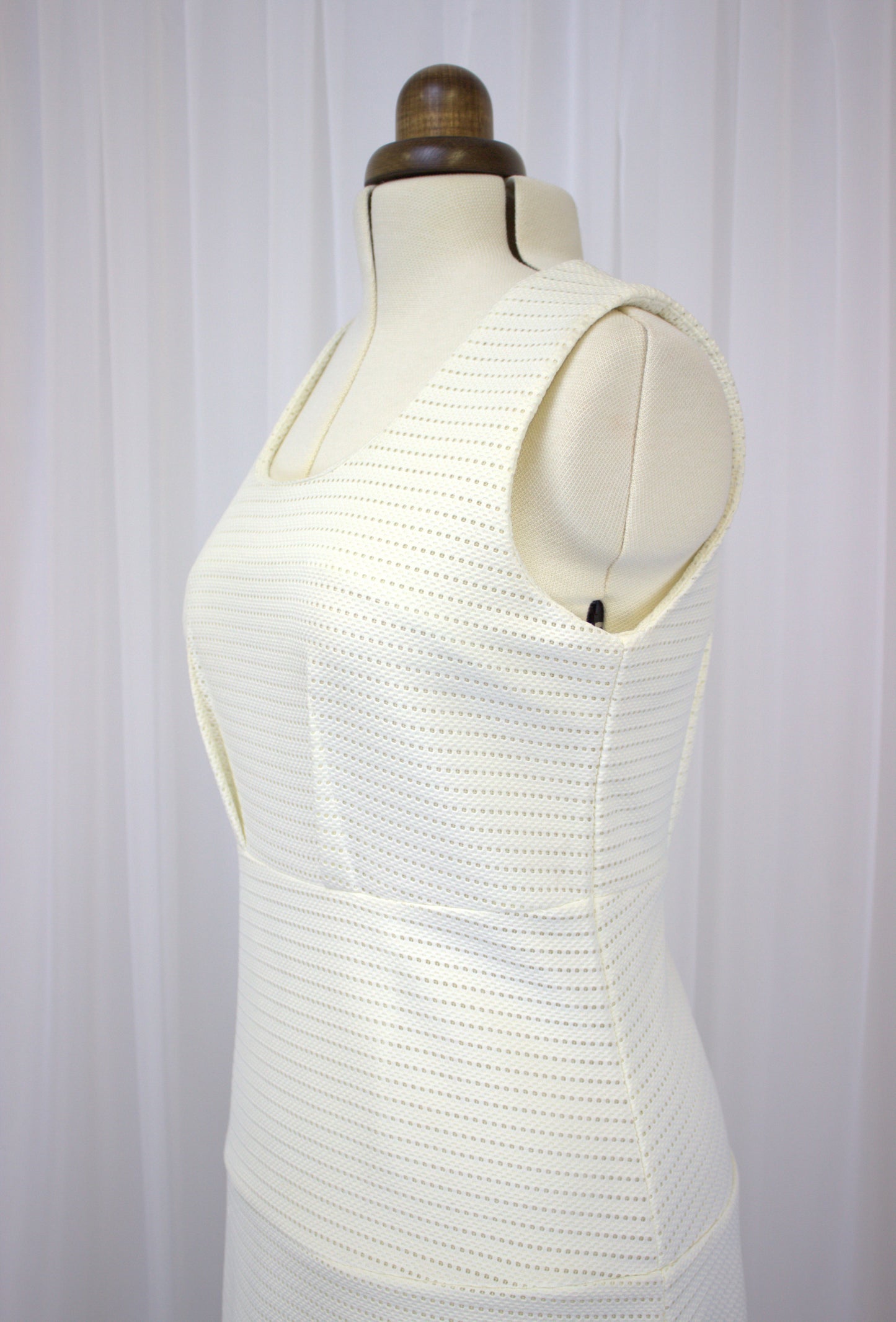 Ultimate Blank Canvas Cream Dress - Size L / Size 12