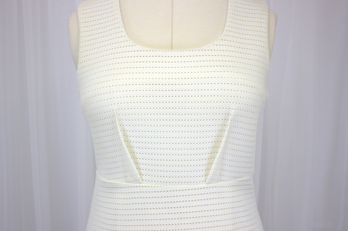 Ultimate Blank Canvas Cream Dress - Size L / Size 12