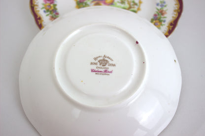 Rare Royal Albert Chelsea Bird Side Plate & Saucer