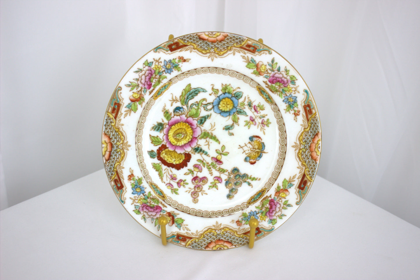 Vintage H&M Sutherland China 2-Piece Saucer & Side Plate