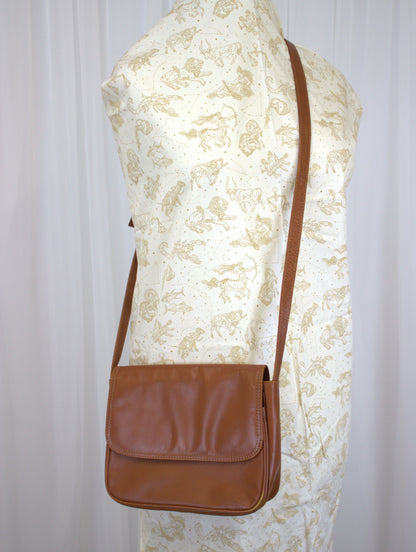 Taurus Versatile Mini Satchel in Rich Tan Brown