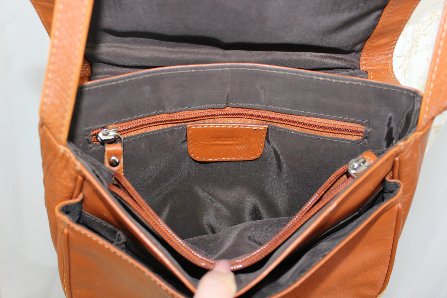 Taurus Versatile Mini Satchel in Rich Tan Brown