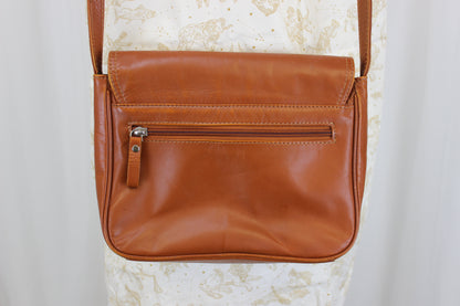 Taurus Versatile Mini Satchel in Rich Tan Brown