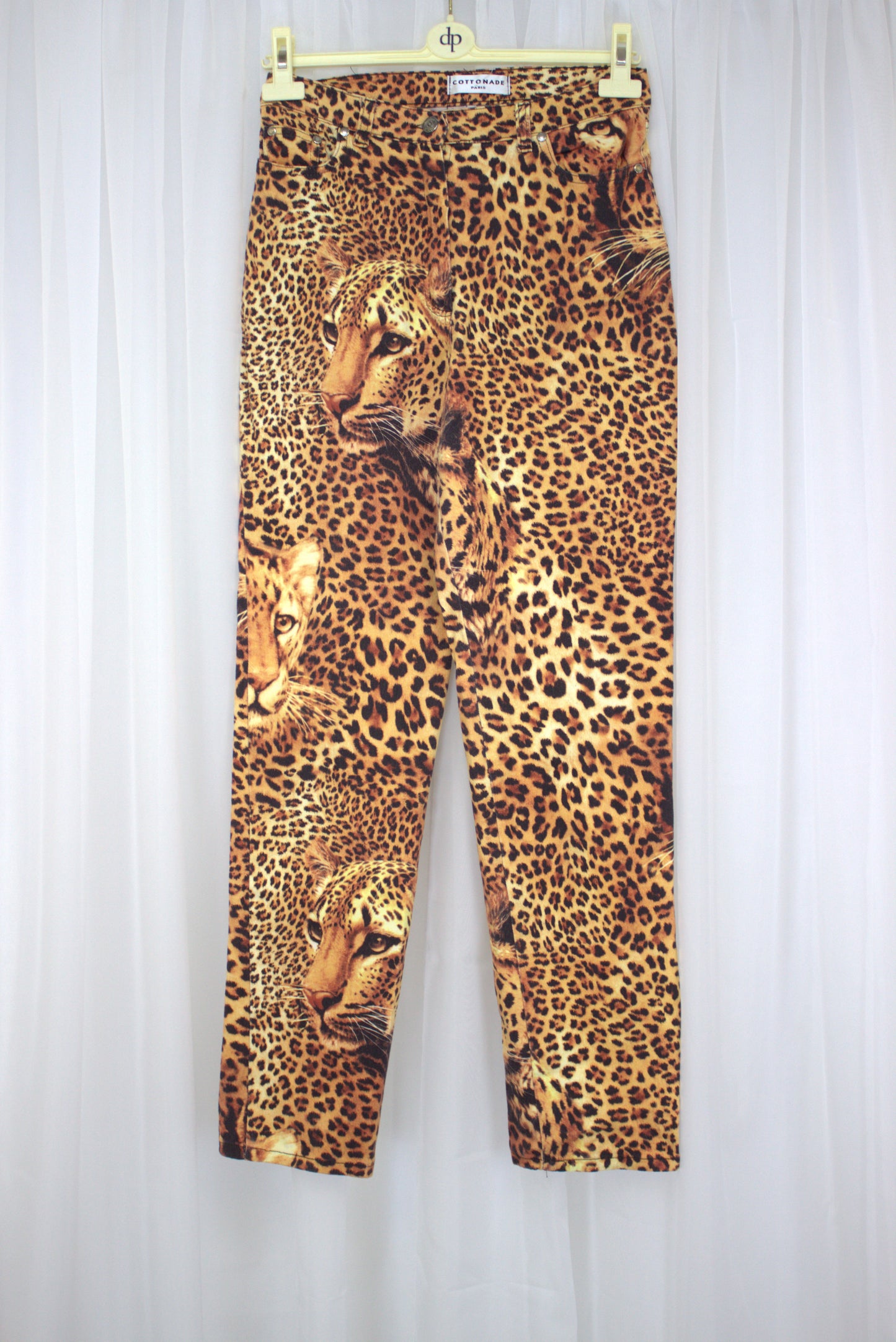 Stunning Y2K Tiger Print Jeans - Size 10