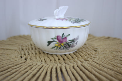 Stunning Royal Worcester Trinket Dish with Lid