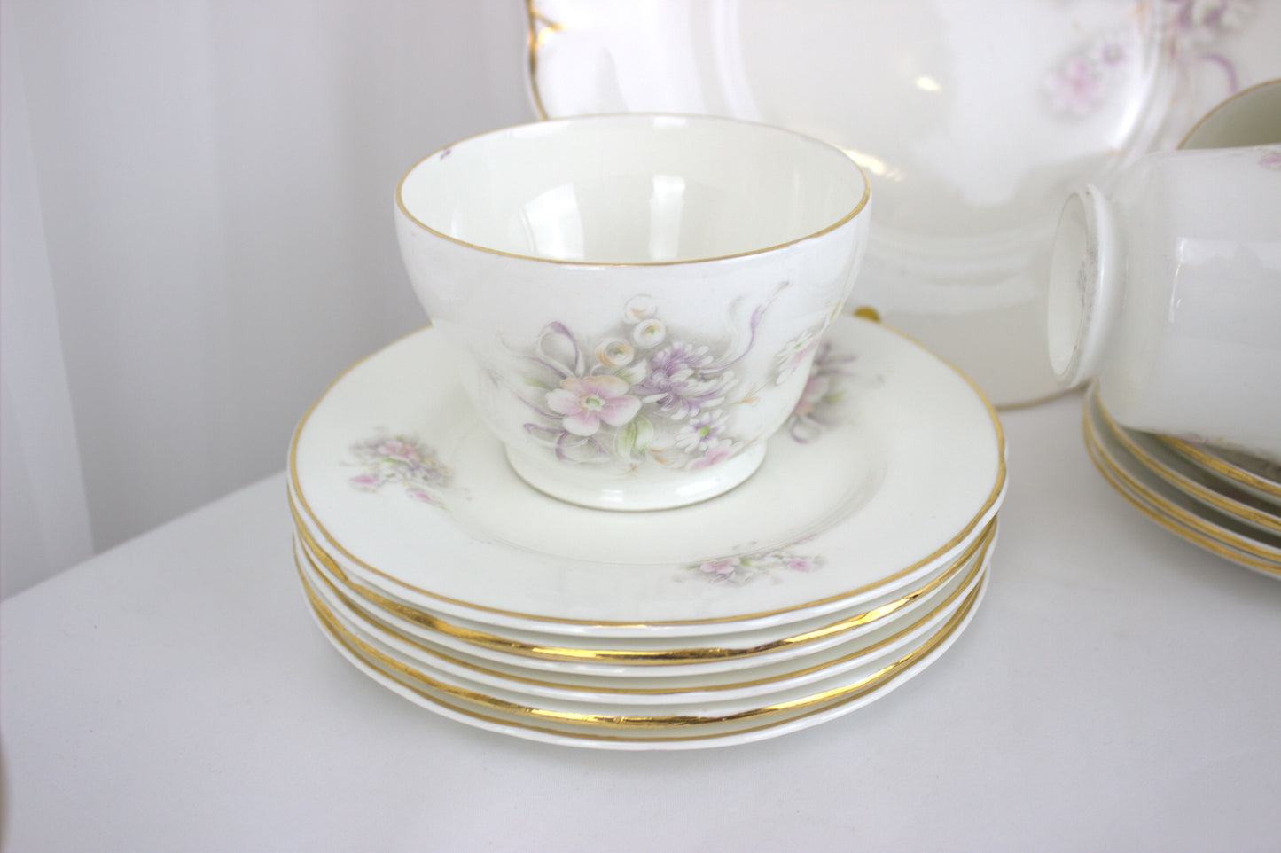 15-Piece Dainty Fine Bone China Tea Set