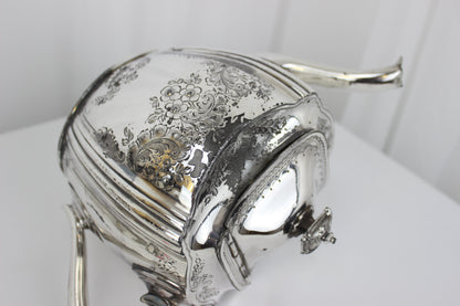 Antique Philip Ashberry & Sons Silver-Plated Teapot