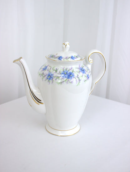 Vintage Royal Tuscan "Love in the Mist" Coffee Pot