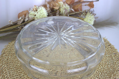 Stunning Art Nouveau Glass Bowl with EPNS Metal Fitting - A Versatile Centerpiece