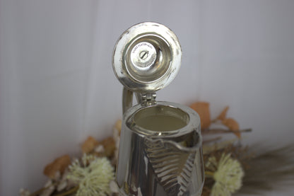 Vintage Claret Jug with Silver Plated Top - Engraved - Please see pictures