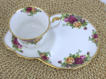 Rare Royal Albert Country Rose Teacup & Plate Set – A Collector's Dream