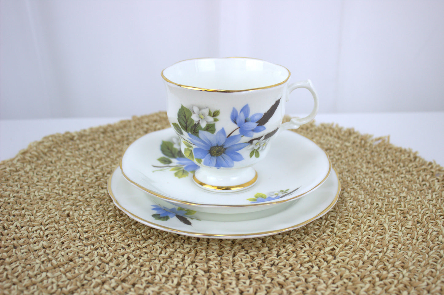 Whimsical Arklow Ireland Fine China Trio – Dainty & Delightful