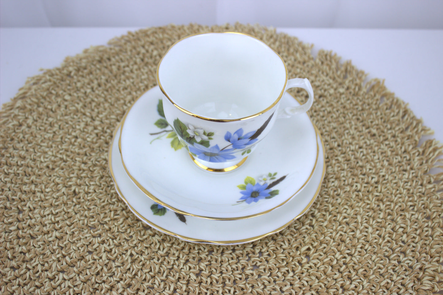 Whimsical Arklow Ireland Fine China Trio – Dainty & Delightful