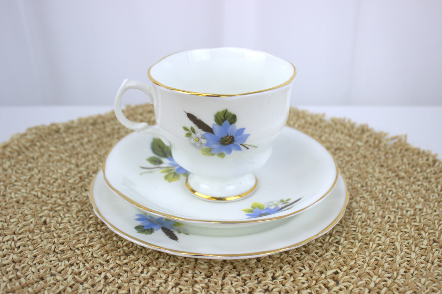 Whimsical Arklow Ireland Fine China Trio – Dainty & Delightful