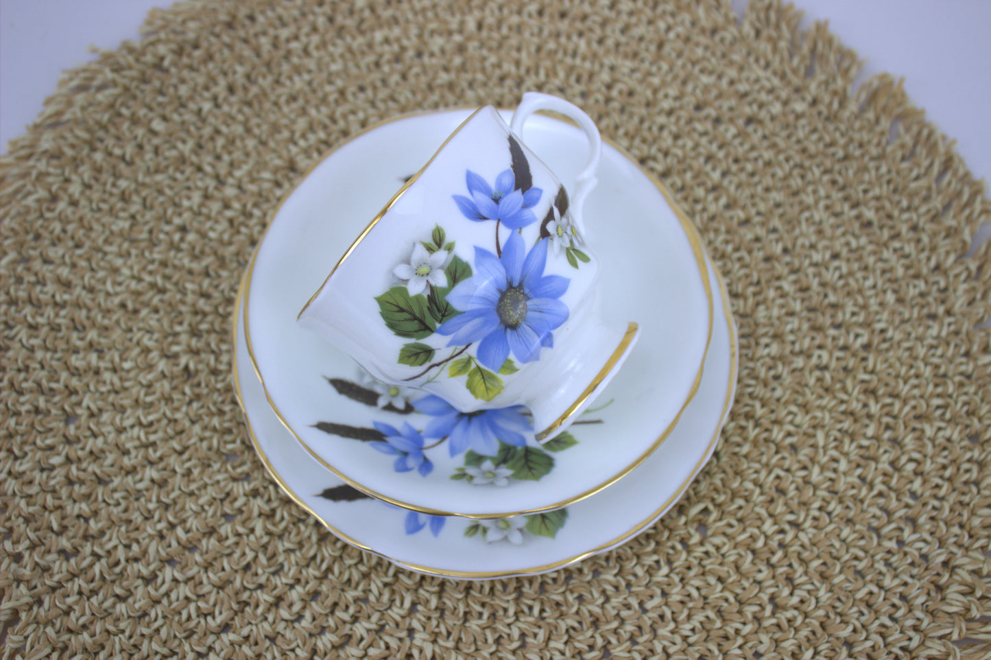 Whimsical Arklow Ireland Fine China Trio – Dainty & Delightful