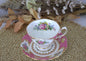 2 x Royal Albert Lady Carlyle Teacup and Saucer Set