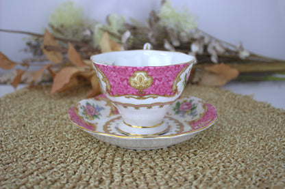 2 x Royal Albert Lady Carlyle Teacup and Saucer Set