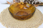 Vintage Amber Glass Bowl – 8.5 Inches Wide